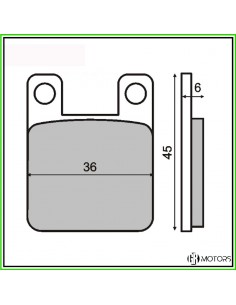Pastiglie freno RMS...