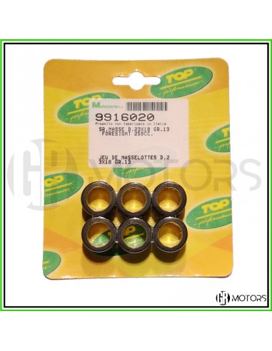 Kit 6 rulli TOP 23x18 gr. 13 Honda...