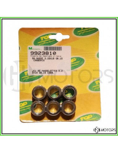 Kit 6 rulli TOP 23x18 gr. 15 Honda SH...