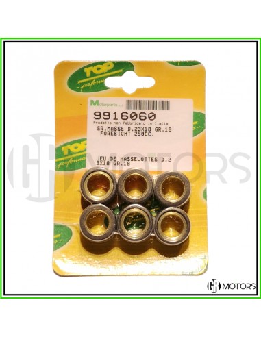 Kit 6 rulli TOP 23x18 gr. 18 Honda...