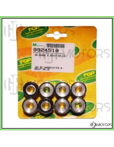 Kit 8 rulli TOP 25x17 gr....