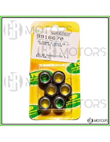 Kit 6 rulli TOP 20x15 gr. 11 Honda SH...