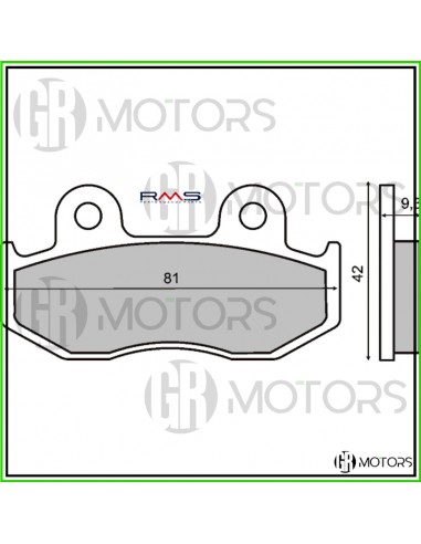 Pastiglie anteriori organiche RMS...