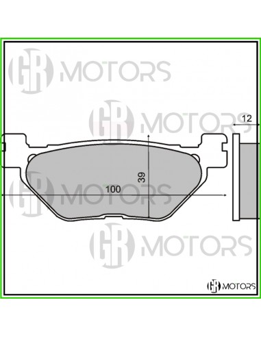 Pastiglie posteriori sinterizzate RMS...