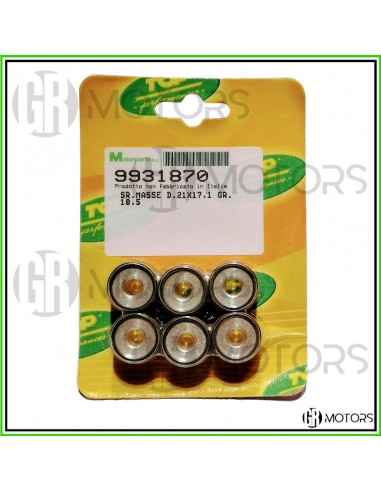 Kit 6 rulli TOP 21x17,1 gr. 10,5...