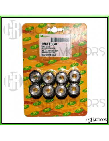 Kit 8 rulli TOP 28x20 grammi 22 Honda...