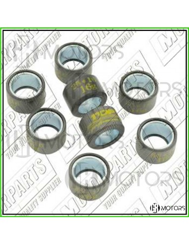 Kit 8 rulli TOP 25x16 gr. 16 Piaggio...