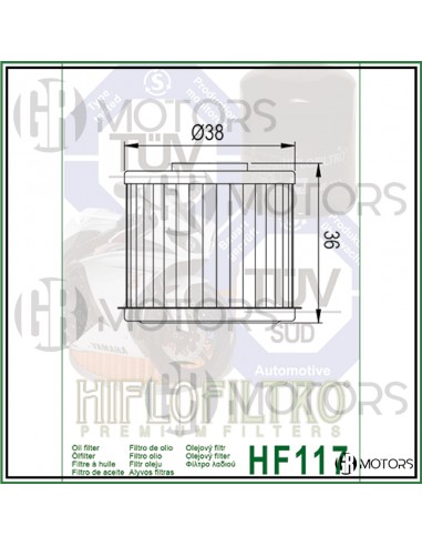 Filtro olio trasmissione Hiflo...