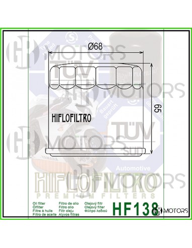 Filtro olio Hiflo Suzuki...