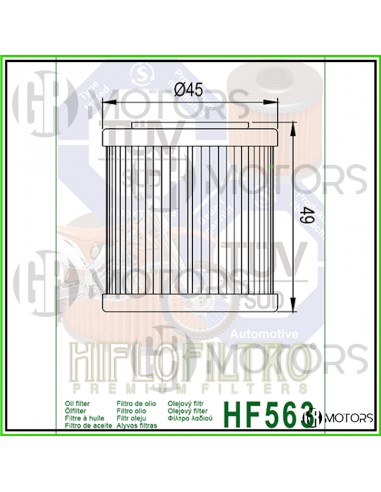 Filtro olio Hiflo Aprilia RVX/SXV...