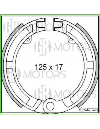 Ganasce freno ant. RMS Vespa 50...