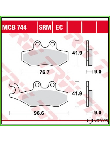 Pastiglie freno Ant./Post. organiche...