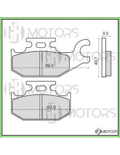 Pastiglie freno post. RMS...