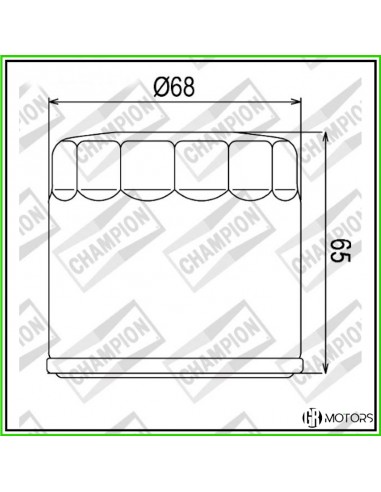 Filtro olio Champion COF091 (Eq....