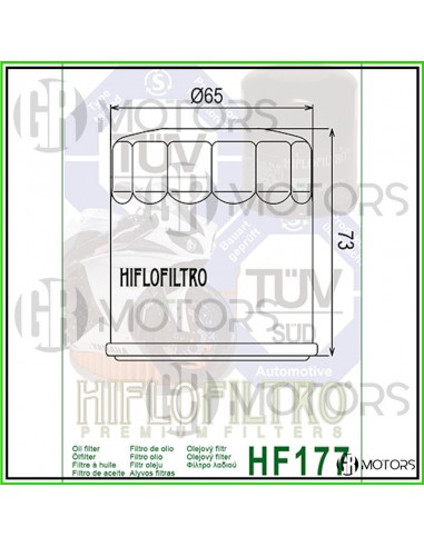 Filtro olio Hiflo Buell Lightning...