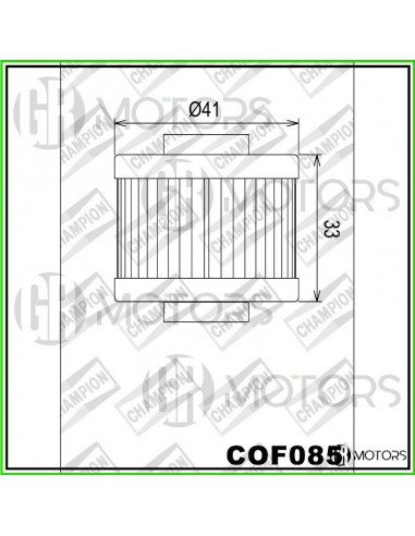 Filtro olio Champion COF085 Aprilia...