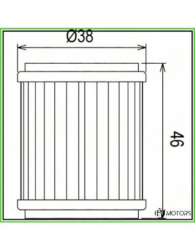 Filtro olio Champion COF040 Yamaha MT...