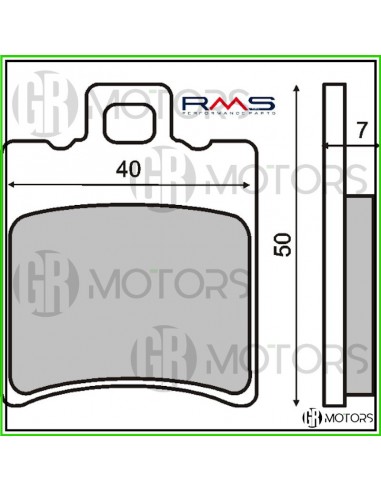 Pastiglie freno Ant./Post. RMS...