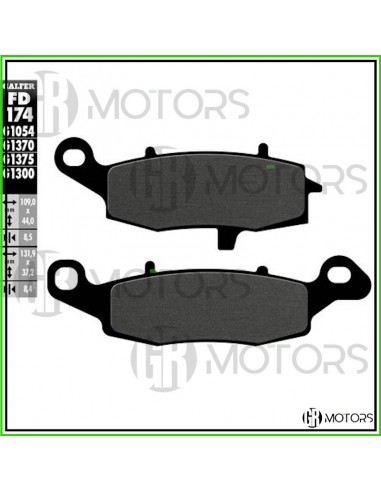 Pastiglie anteriori Galfer semi...