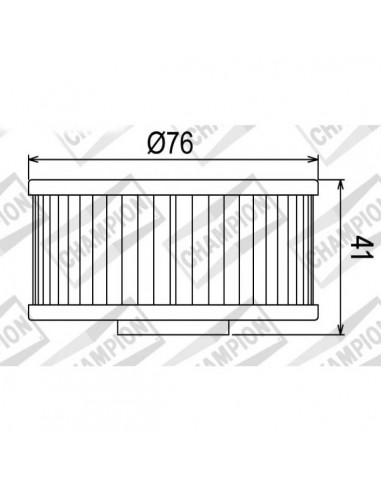 Filtro olio Champion COF044 Yamaha...