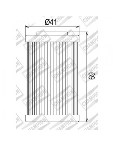 Filtro olio Champion COF555 KTM EXC...