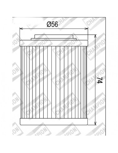 Filtro olio Champion COF052 Aprilia...