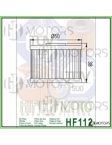 Filtro olio Hiflo Honda XL600 dal...