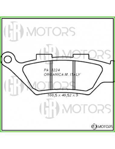 Set pastiglie freno anteriore (X2)...