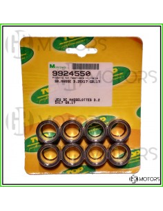 Kit 8 rulli TOP 25x17 gr....