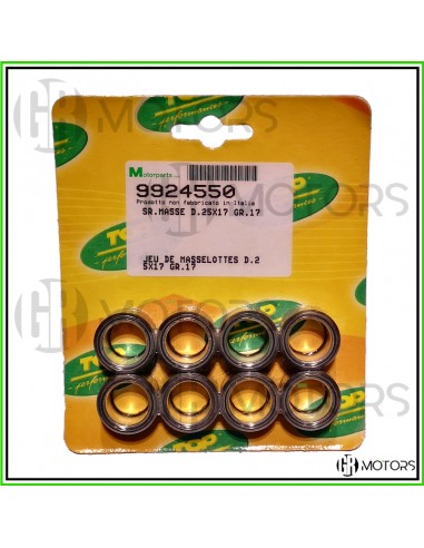 Kit 8 rulli TOP 25x17 gr. 17 Aprilia...