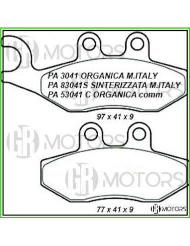 Pastiglie freno organiche Made in...