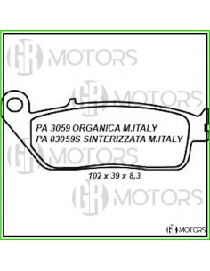 Pastiglie anteriori ETRE...