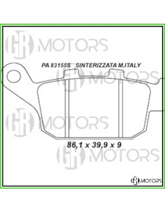 Pastiglie posteriori ETRE...