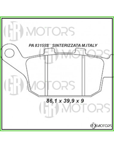 Pastiglie posteriori ETRE Honda CB...