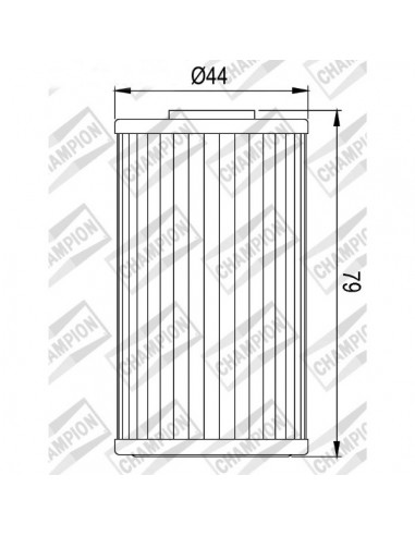 Filtro olio Champion COF462 Kymco...