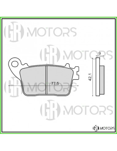 Pastiglie posteriori Sinter Honda...