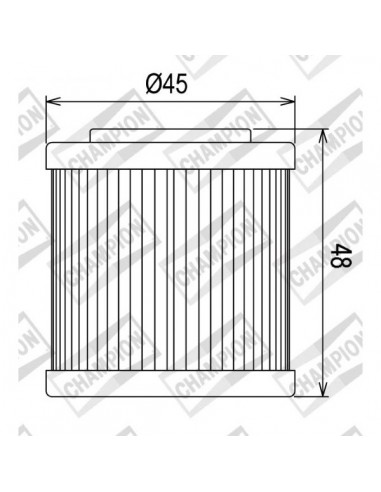 Filtro olio Champion COF054 Husqvarna...