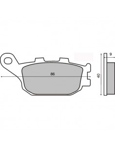 Pastiglie posteriori SINTER...