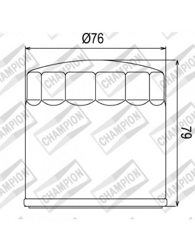 Filtro olio Champion COF063 BMW R...