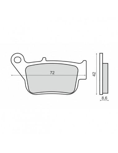 Pastiglie posteriori RMS Yamaha YP...