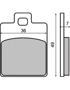 Pastiglie anteriori RMS...