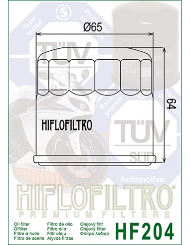 Filtro olio Hiflo Triumph Tiger 800...