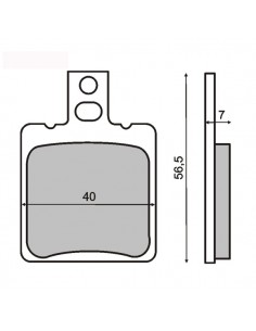 Pastiglie posteriori Sinter...