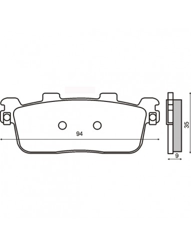 Pastiglie freno posteriore organiche...