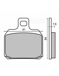 Pastiglie posteriori Sinter...