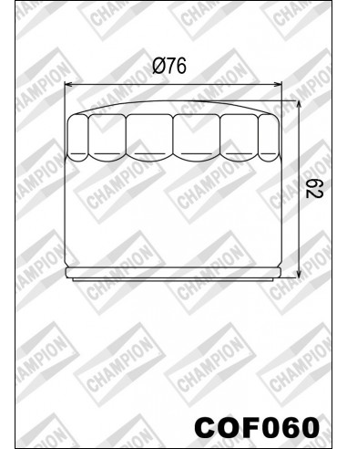 Filtro olio Champion COF060 BMW R...