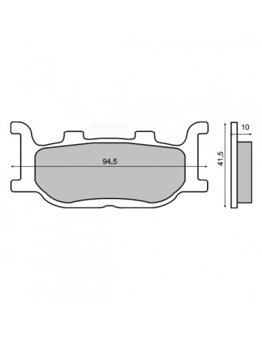 Pastiglie anteriori organiche RMS...