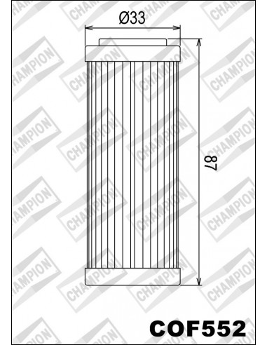 Filtro olio Champion  COF552 KTM EXC...