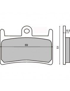 Pastiglie freno RMS...