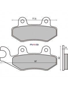 Pastiglie anteriori RMS...